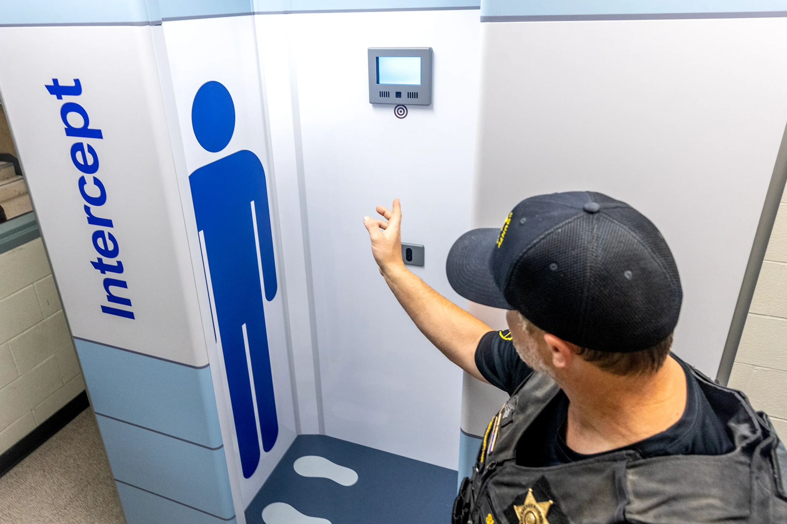 County Jail Booking Area Screening